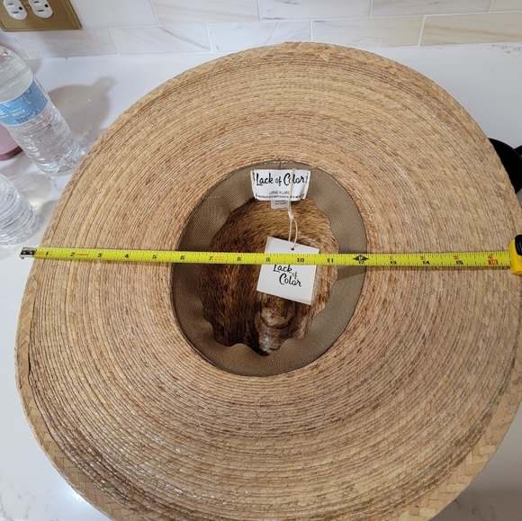 Lack of Color Western Wide Palma Palm Leaf Sun Hat - Picture 8 of 8